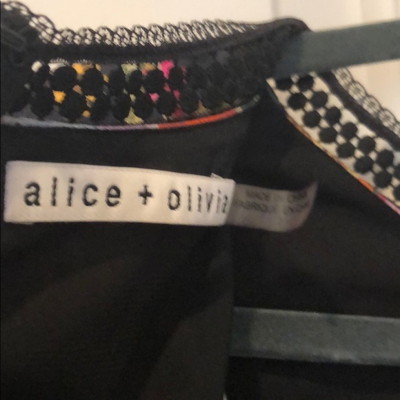 Alice Olivia black floral dress - Picture 5 of 5